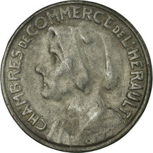 Coin, France, Chambres de Commerce de l'Hérault, 25 Centimes, 1917-1920