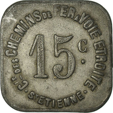 Coin, France, Cie des Chemins de Fer à Voie Etroite, Saint-Etienne, 15