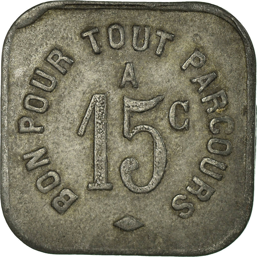 Coin, France, Cie des Chemins de Fer à Voie Etroite, Saint-Etienne, 15