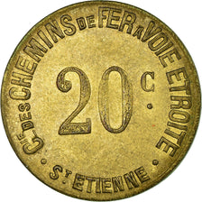 Munten, Frankrijk, Cie des Chemins de Fer à Voie Etroite, Saint-Etienne, 20