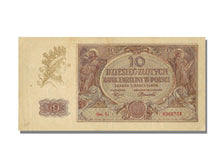 Billet, Pologne, 10 Zlotych, 1940, 1940-03-01, KM:94, SUP