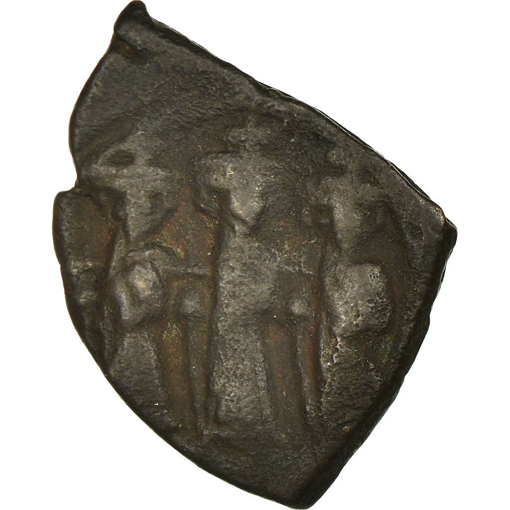 Coin, Constans II, Constantine IV, Heraclius and Tiberius, Follis, 659-663
