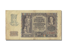 Banknote, Poland, 20 Zlotych, 1940, 1940-03-01, KM:95, AU(50-53)