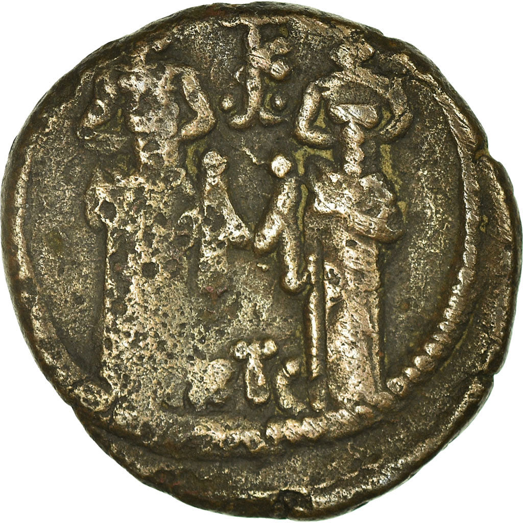 Coin, Constans II, Follis, 662-667, Carthage, VF(30-35), Copper, Sear:1055