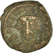 Münze, Constans II, Half Follis, 647-659, Carthage, S+, Kupfer, Sear:1060