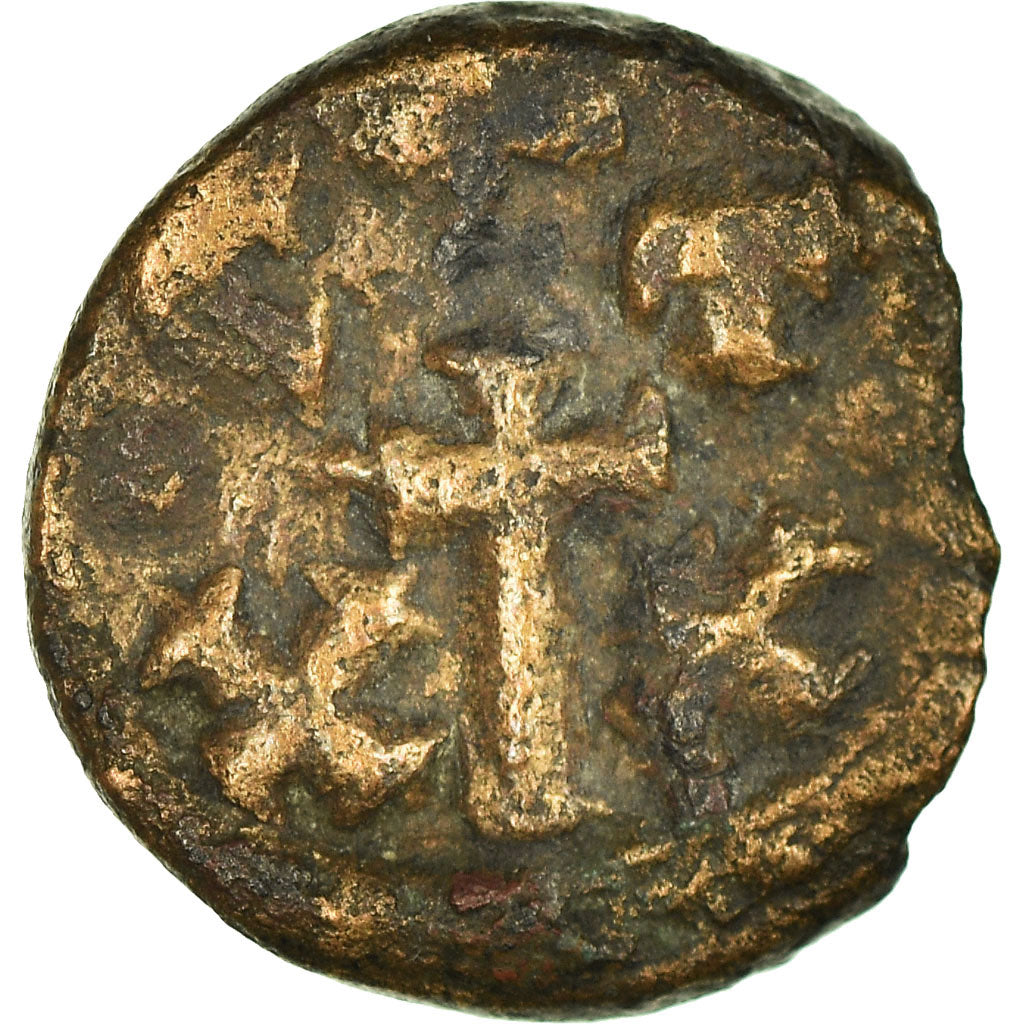 Coin, Constans II, Half Follis, 647-659, Carthage, F(12-15), Copper, Sear:1060