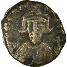 Moneda, Constans II, Half Follis, 647-659, Carthage, BC+, Cobre, Sear:1061