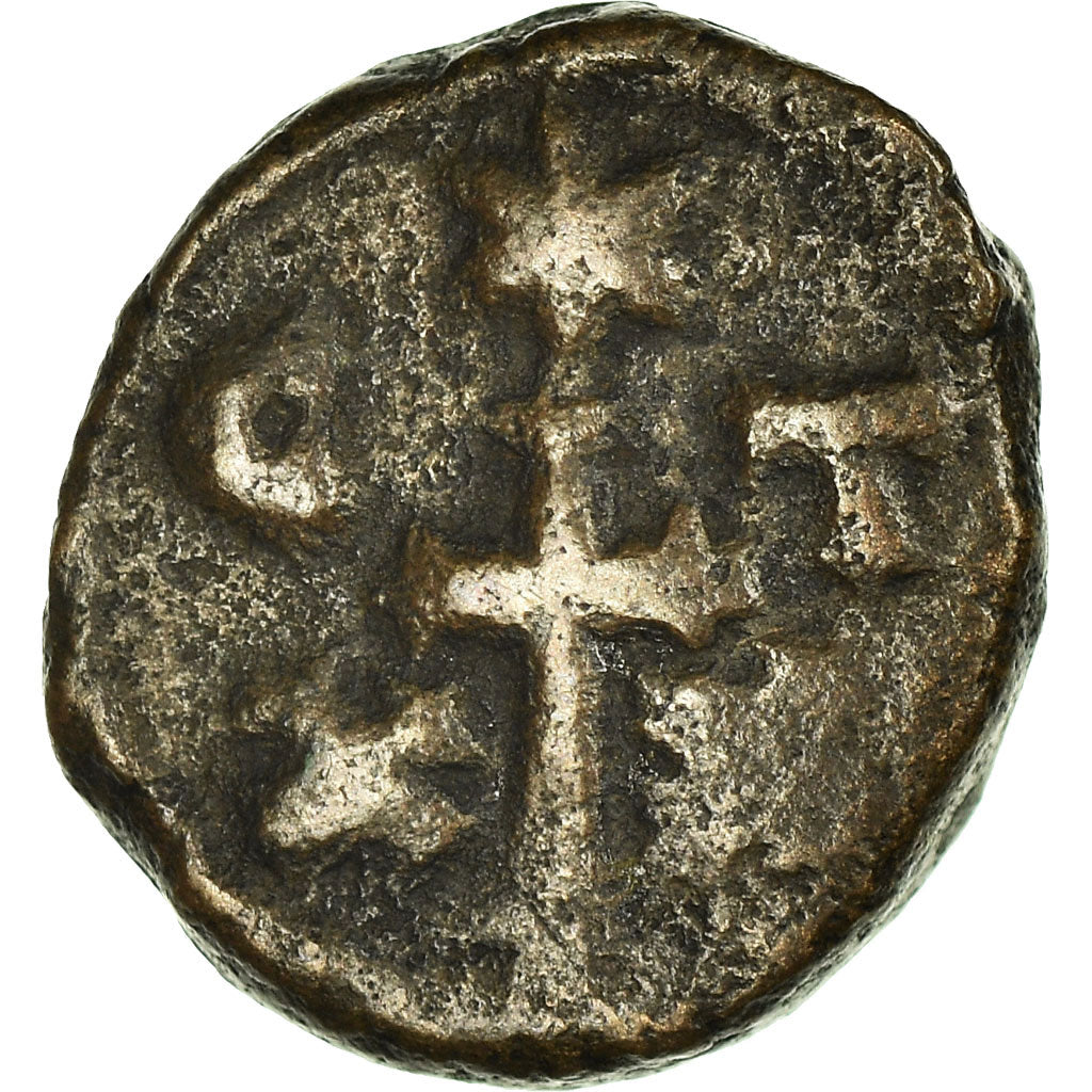 Moneda, Constans II, Half Follis, 647-659, Carthage, BC+, Cobre, Sear:1061