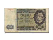 Poland, 500 Zlotych, 1940, KM #98, 1940-03-01, EF(40-45), A
