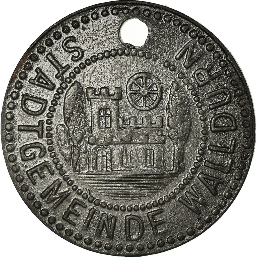 Coin, Germany, Stadtgemeinde Walldürn, Walldürn, 10 Pfennig, AU(50-53), Zinc