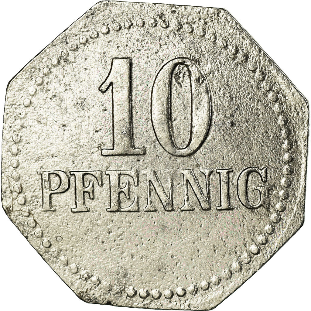 Moneta, Niemcy, Kriegsgeld des Kreises Warburg, Warburg, 10 Pfennig, 1917