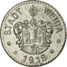 Moneda, Alemania, Stadt Weida, Kleingeldersatzmarke, Weida, 10 Pfennig, 1918