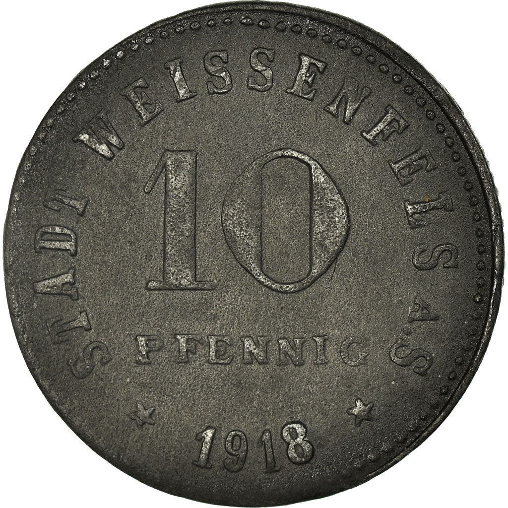 Coin, Germany, Magistrat der Stadt Weissenfels, Weissenfels, 10 Pfennig, 1918