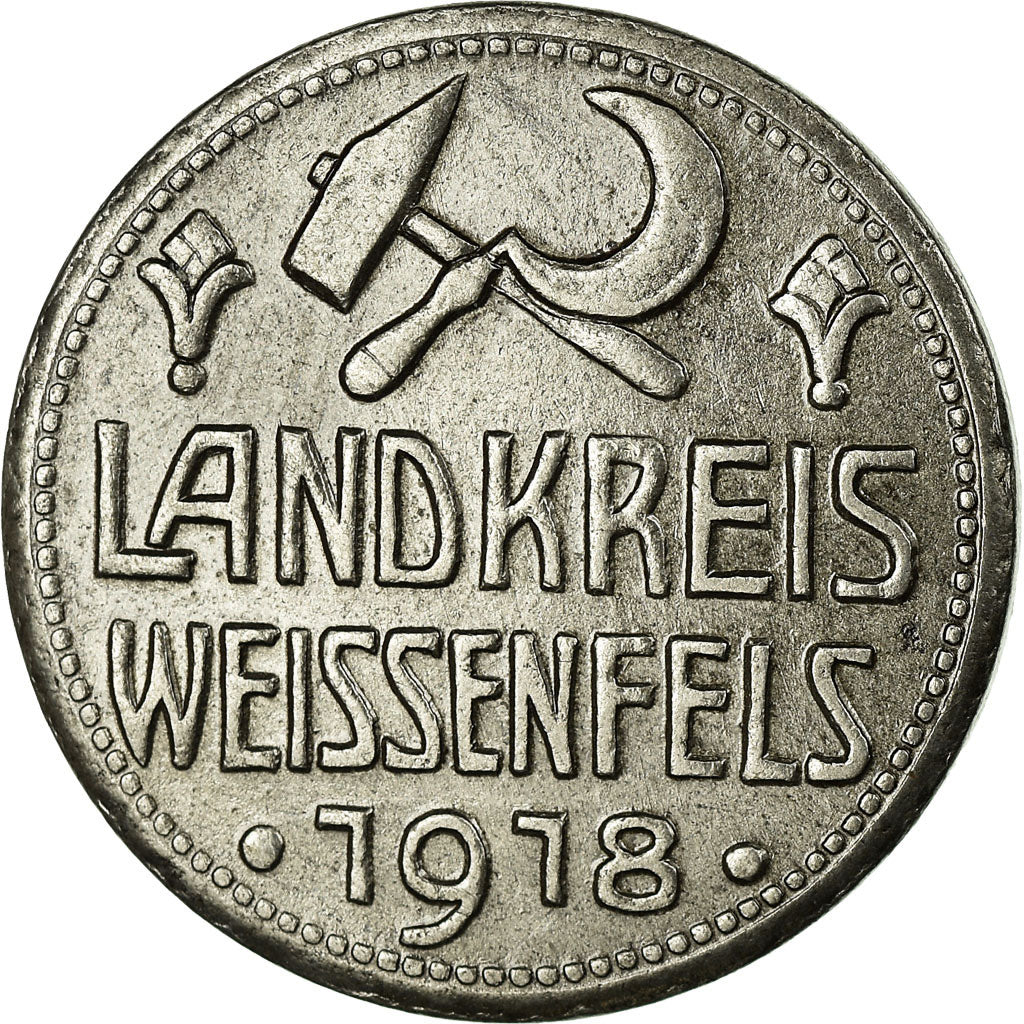 Moneta, Niemcy, Landkreis Weissenfels, Kriegsgeld, Weissenfels, 10 Pfennig