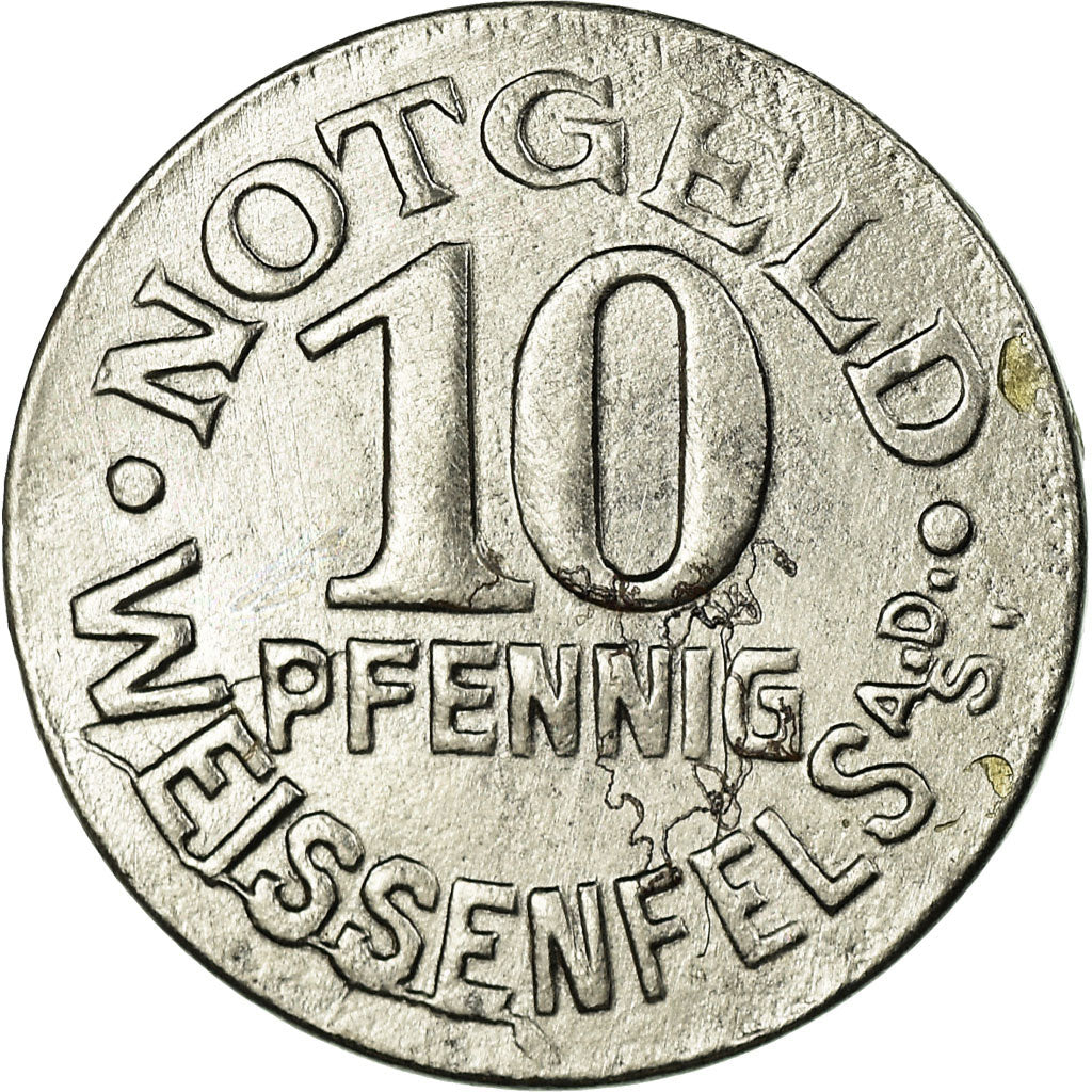 Moneta, Niemcy, Stadt Weissenfels, Notgeld, Weissenfels, 10 Pfennig, 1920