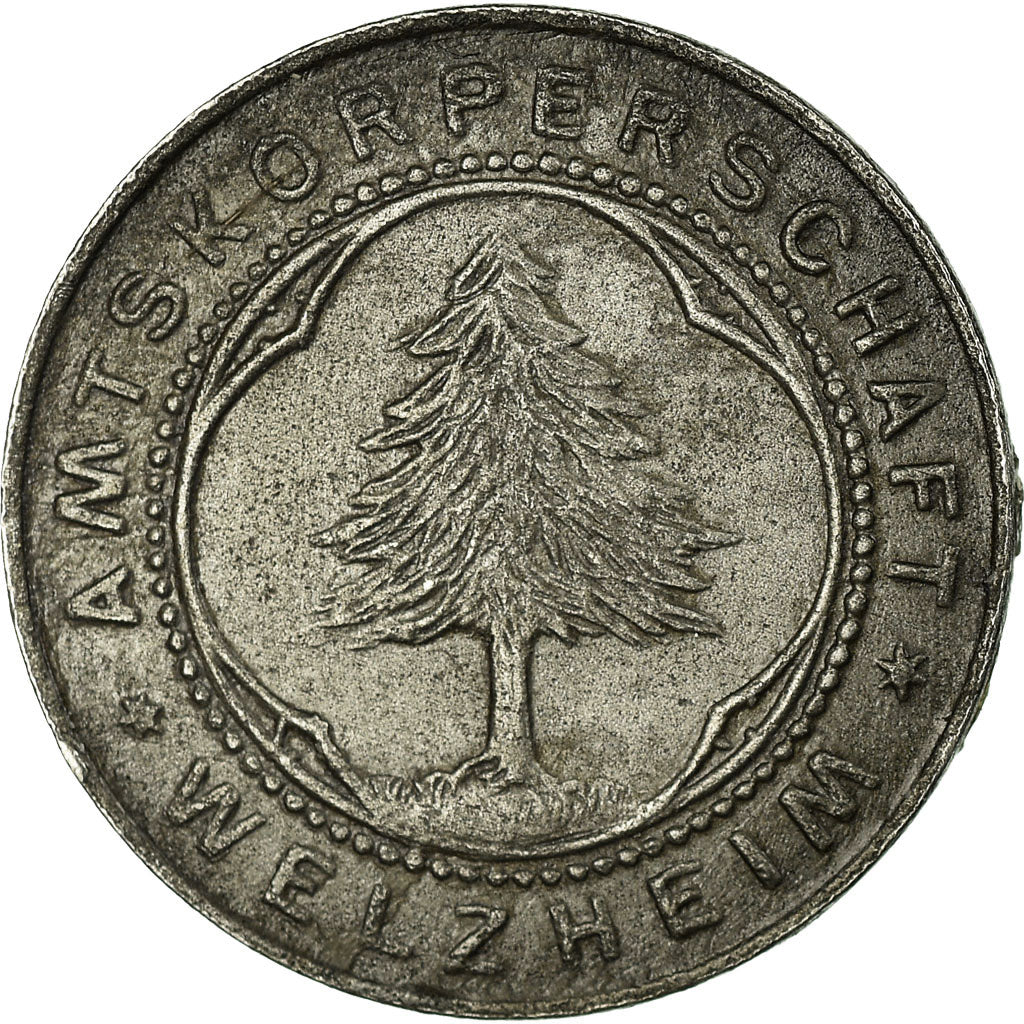 Coin, Germany, Amtkorperschaft, Kriegsmünze, Welzheim, 10 Pfennig, 1918