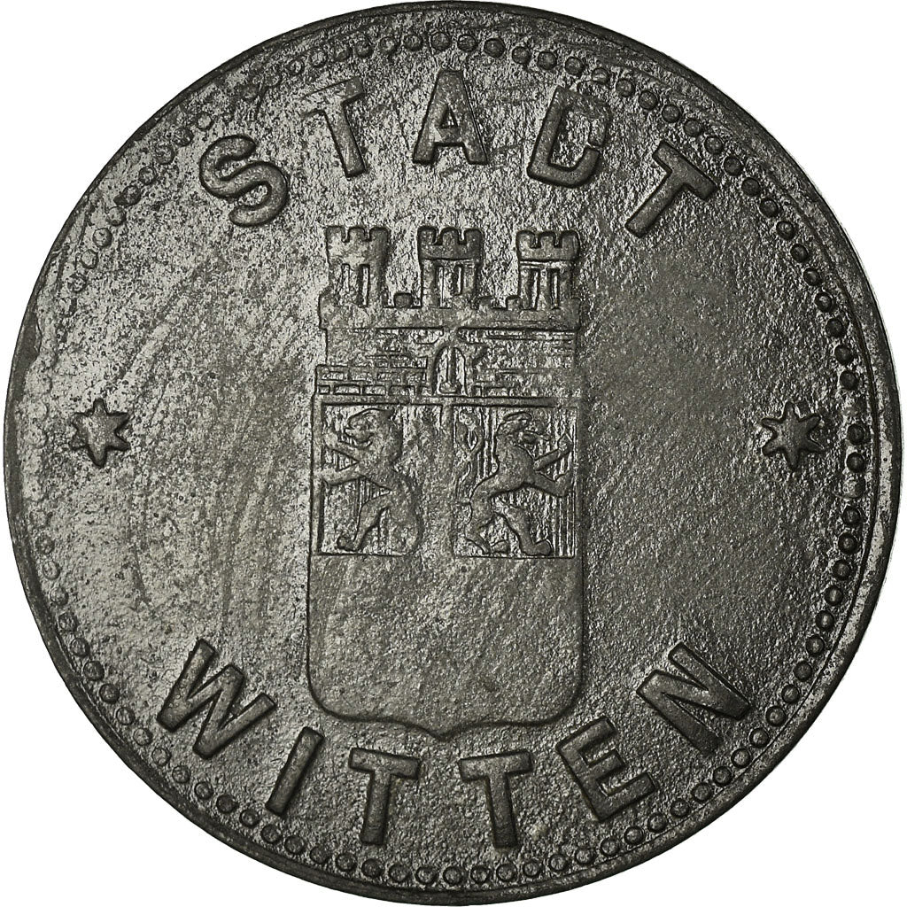 Coin, Germany, Stadt Witten, Kriegsgeld, Witten, 10 Pfennig, 1917, EF(40-45)