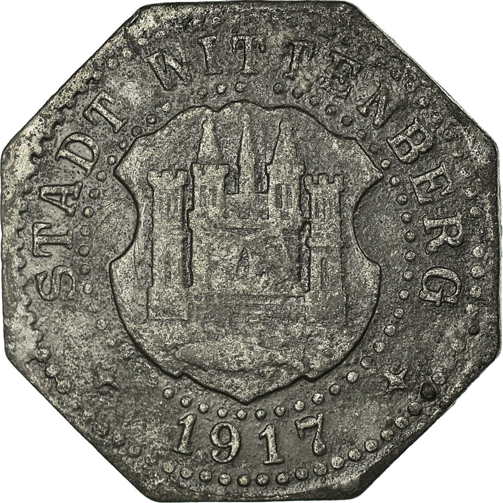 Coin, Germany, Stadt Wittenberg, Kleingeldersatzmarke, Wittenberg, 5 Pfennig