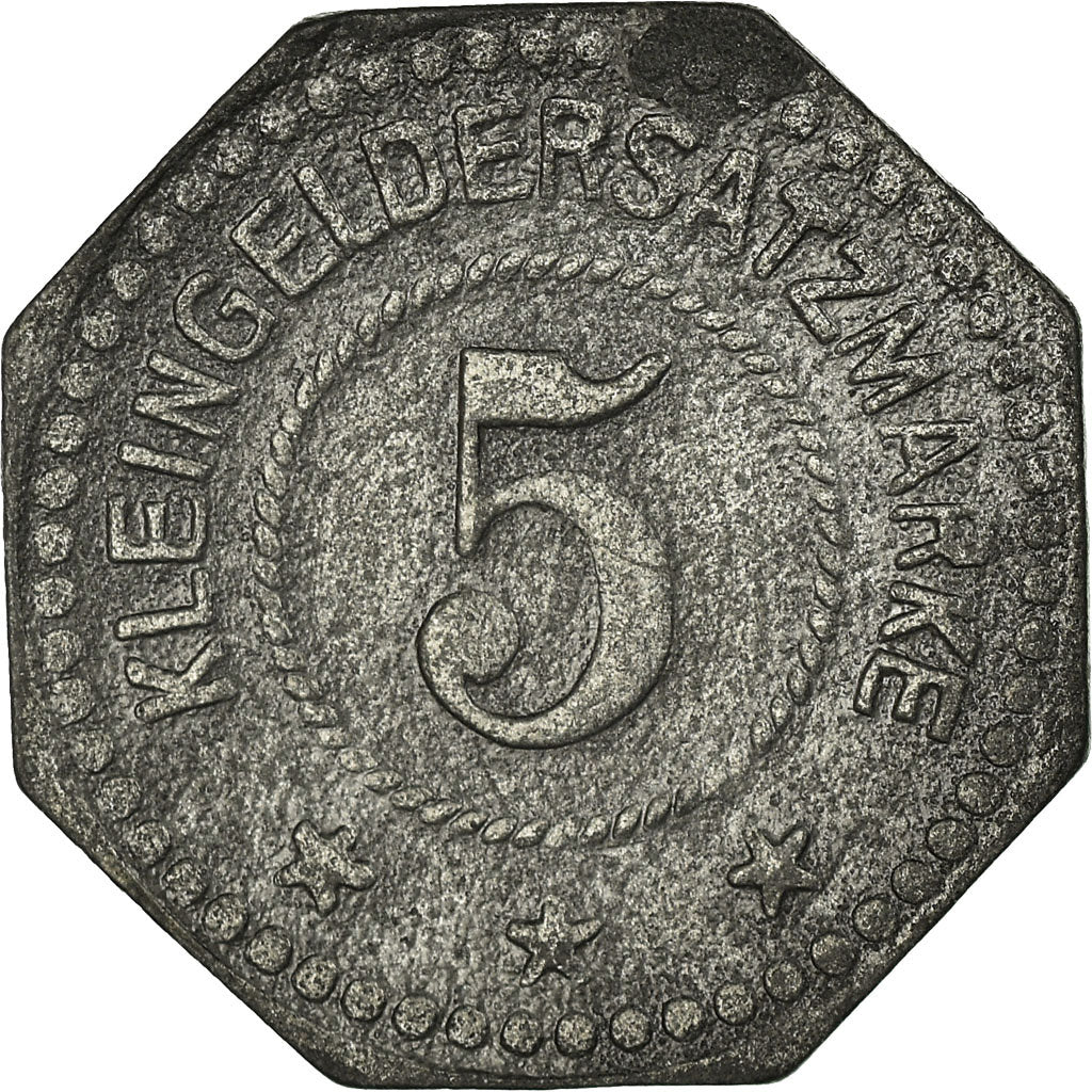 Coin, Germany, Stadt Wittenberg, Kleingeldersatzmarke, Wittenberg, 5 Pfennig