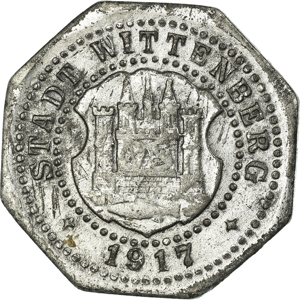 Coin, Germany, Stadt Wittenberg, Kleingeldersatzmarke, Wittenberg, 10 Pfennig