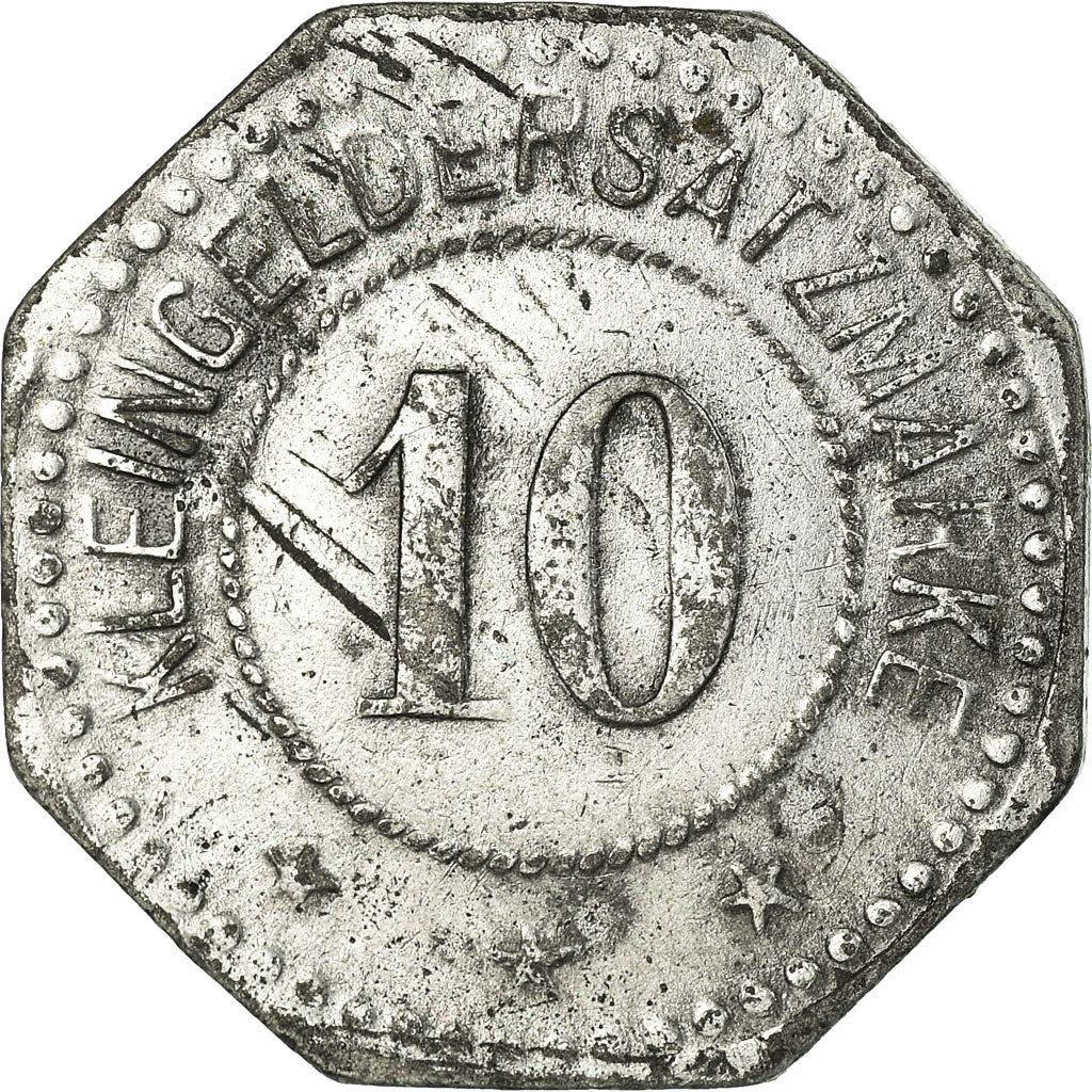 Coin, Germany, Stadt Wittenberg, Kleingeldersatzmarke, Wittenberg, 10 Pfennig