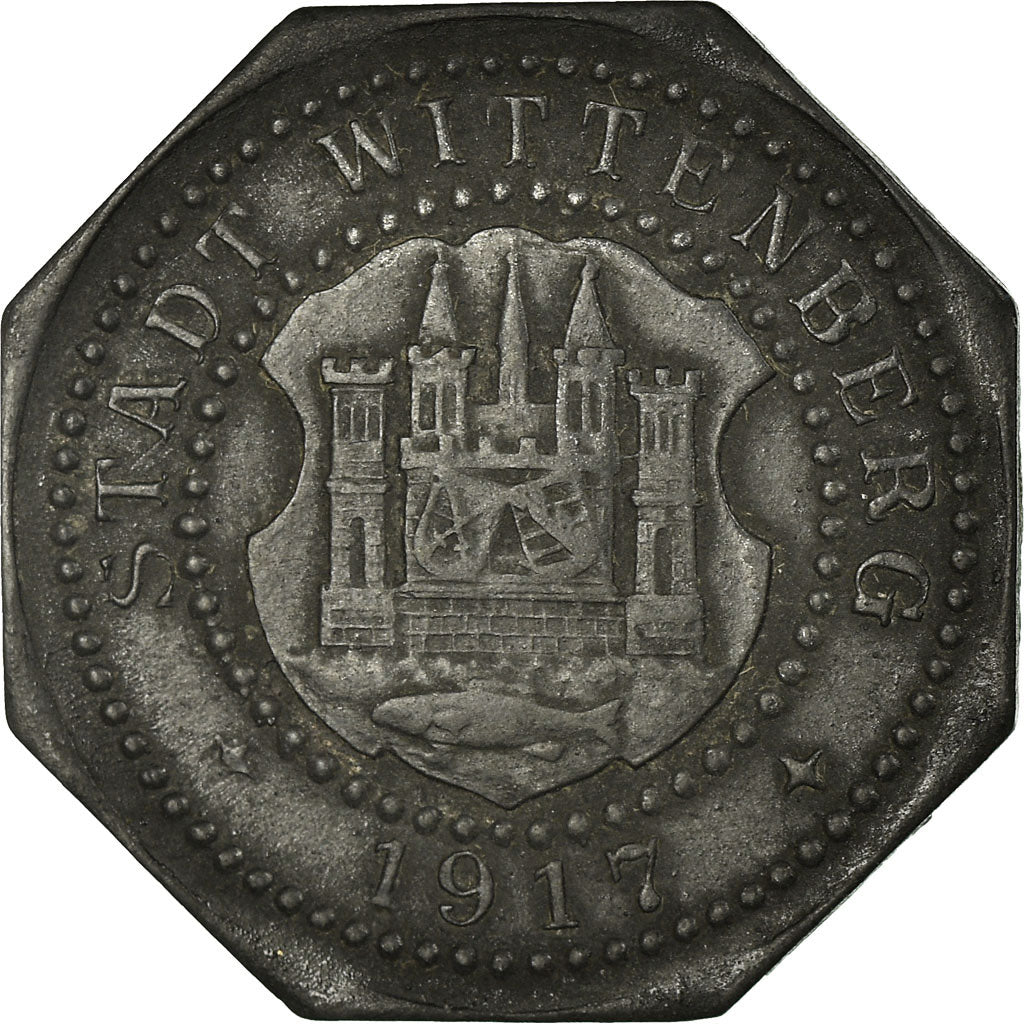 Monnaie, Allemagne, Stadt Wittenberg, Kleingeldersatzmarke, Wittenberg, 10