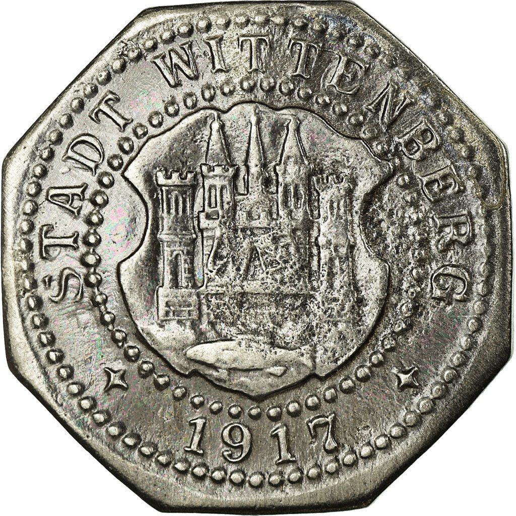 Coin, Germany, Stadt Wittenberg, Kleingeldersatzmarke, Wittenberg, 10 Pfennig