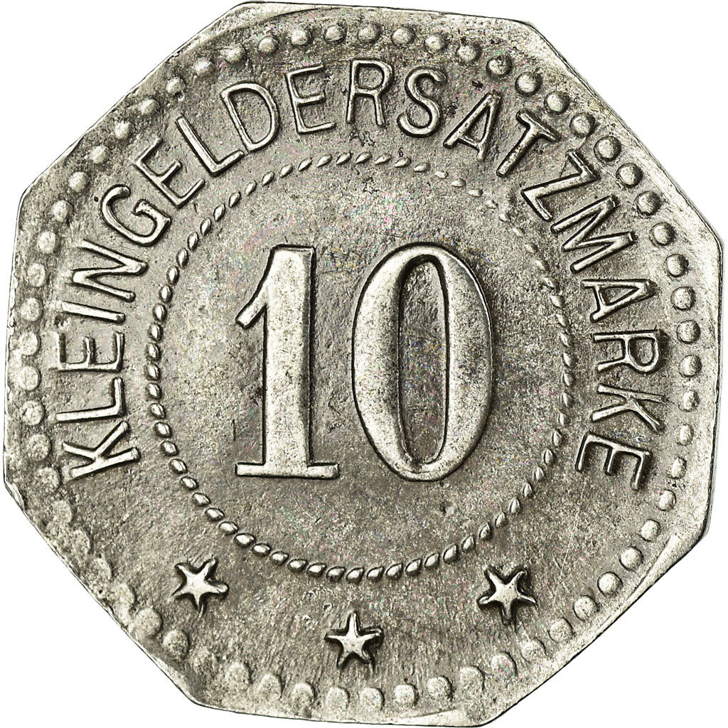 Coin, Germany, Stadt Wittenberg, Kleingeldersatzmarke, Wittenberg, 10 Pfennig