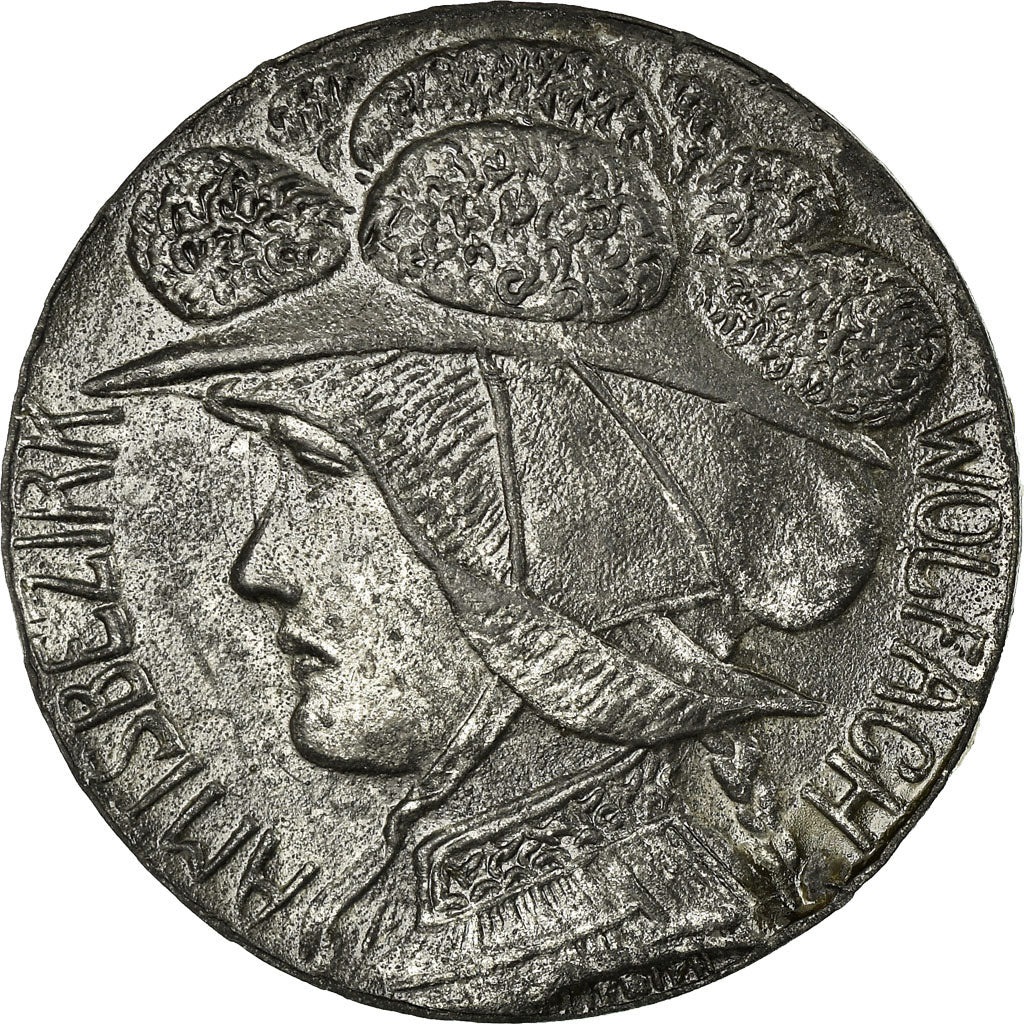 Coin, Germany, Amtsbezirk Wolfach, Kriegsnotgeld, Wolfach, 50 Pfennig, 1919