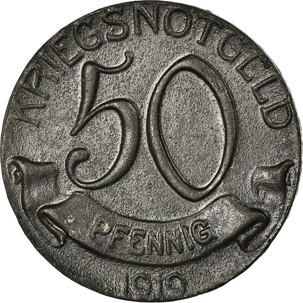 Coin, Germany, Amtsbezirk Wolfach, Kriegsnotgeld, Wolfach, 50 Pfennig, 1919