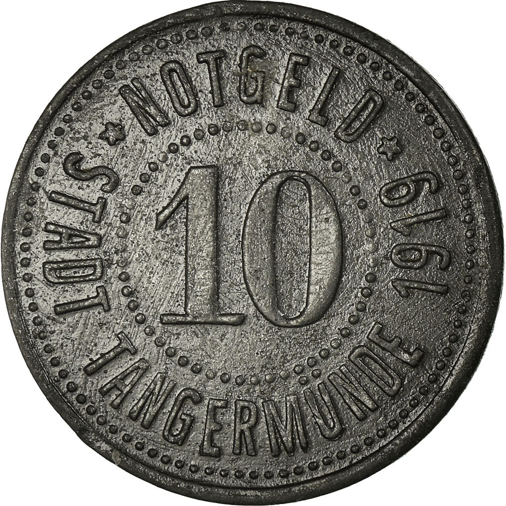 Coin, Germany, Stadt Tangermünde, Notgeld, Tangermünde, 10 Pfennig, 1919