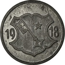 Moneta, Niemcy, Stadt Worms am Rhein, Worms, 10 Pfennig, 1918, AU(50-53), Cynk