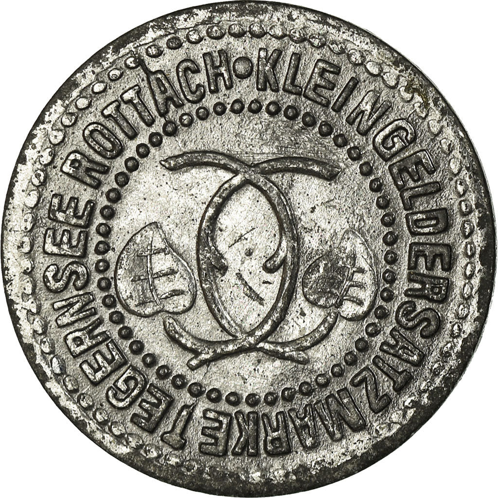 Coin, Germany, Kleingeldersatzmarke Tegernsee Rottach, Tegernsee-Rottach, 5