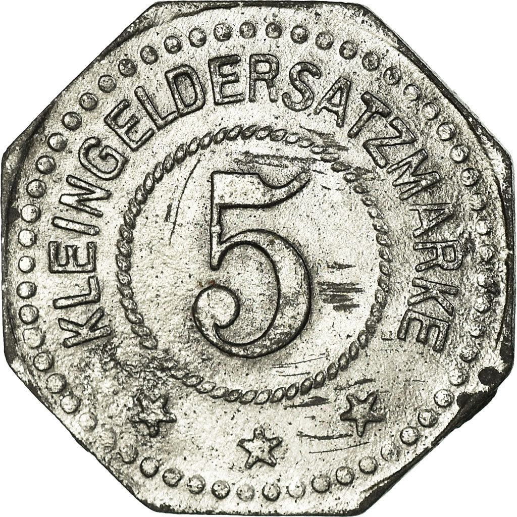 Coin, Germany, Stadt Torgau, Kleingeldersatzmarke, Torgau, 5 Pfennig, 1917