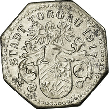 Moeda, Alemanha, Stadt Torgau, Kleingeldersatzmarke, Torgau, 10 Pfennig, 1917