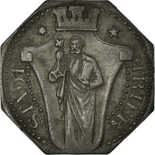 Coin, Germany, Stadt Trier, Kleingeldersatzmarke, Trier, 5 Pfennig, EF(40-45)