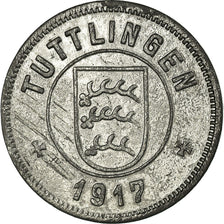 Moneta, Germania, Kriegsmünze, Tuttlingen, 10 Pfennig, 1917, BB+, Zinco