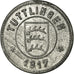 Moneta, Germania, Kriegsmünze, Tuttlingen, 10 Pfennig, 1917, BB+, Zinco