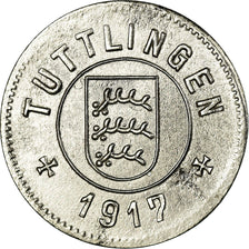 Coin, Germany, Kriegsmünze, Tuttlingen, 5 Pfennig, 1917, AU(55-58), Iron