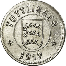 Coin, Germany, Kriegsmünze, Tuttlingen, 10 Pfennig, 1917, AU(50-53), Iron