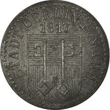 Moneda, Alemania, Stadtische Münze, Überlingen, 5 Pfennig, 1917, MBC+, Cinc