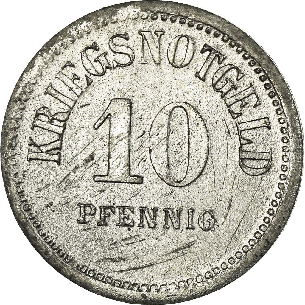 Münze, Deutschland, Stadt Usingen, Kriegsnotgeld, Usingen, 10 Pfennig, 1917