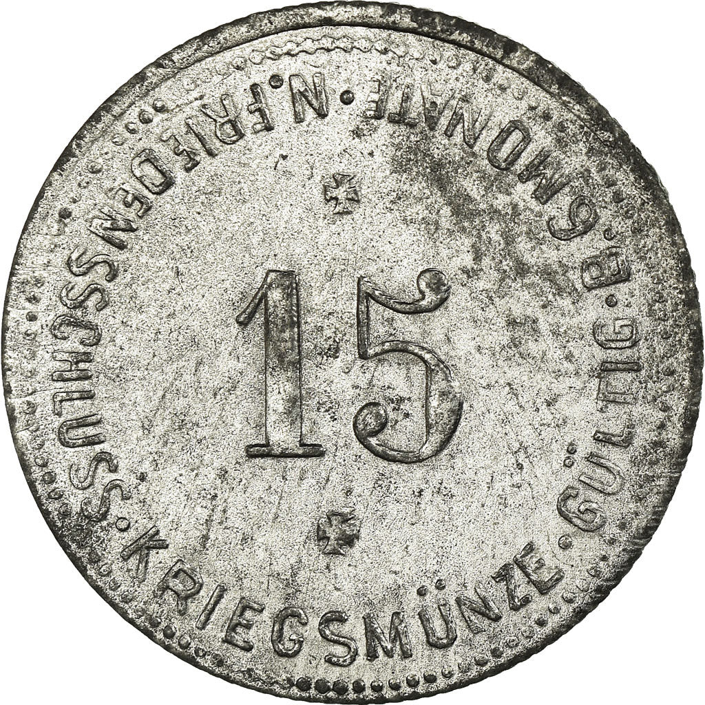 Coin, Germany, Genossenschaftskasse Vilsbiburg, Vilsbiburg, 15 Pfennig, 1917