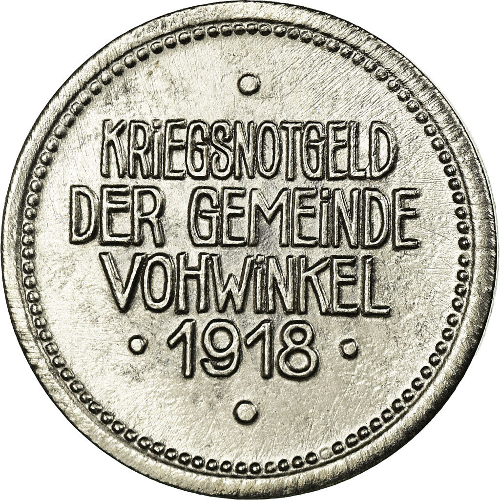Coin, Germany, Kriegsnotgeld der Gemeinde Vohwinkel, Vohwinkel, 10 Pfennig