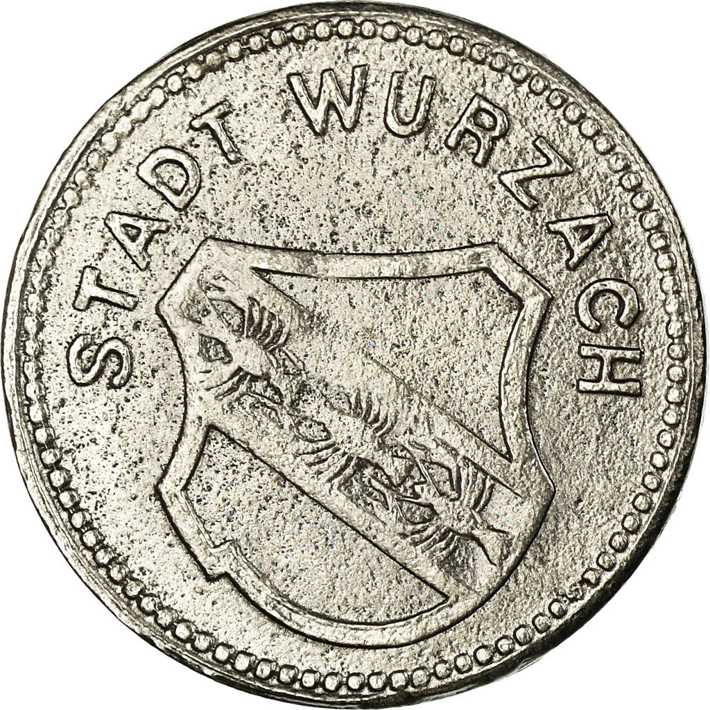 Coin, Germany, Stadt Wurzach, Kriegsnotgeld, Wurzach, 10 Pfennig, 1918