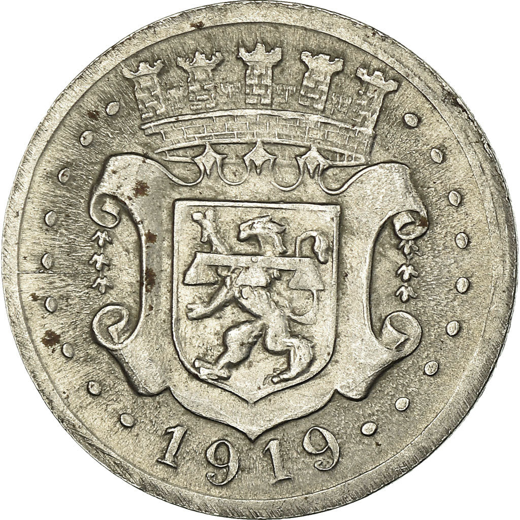 Coin, Germany, Stadt Zweibrücken, Zweibrücken, 5 Pfennig, 1919, EF(40-45)
