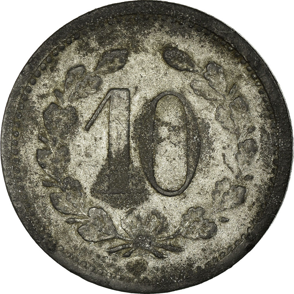 Coin, Germany, Stadtgemeinde Zirndorf, Zirndorf, 10 Pfennig, 1917, EF(40-45)