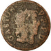 Monnaie, France, DOMBES, Gaston d'Orléans, Denier Tournois, 1650, Trévoux, B+
