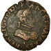 Monnaie, France, Henri IV, Double Tournois, 1594, Clermont, TB, Cuivre, CGKL:174