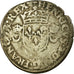 Coin, France, Henri II, Douzain aux croissants, 1552, Paris, VF(20-25), Billon